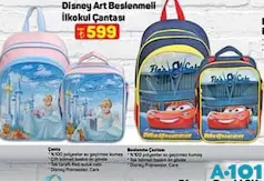 DİSNEY ART BESLENMELİ İLKOKUL ÇANTASI indirimli fiyat DİSNEY ART BESLENMELİ İLKOKUL ÇANTASI fiyat ve kampanya bilgisi